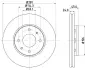 Тормозной диск HELLA PAGID 50281 (фото 1)