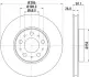 Тормозной диск HELLA PAGID 50282 (фото 1)