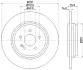 Тормозной диск HELLA PAGID 50298 (фото 1)