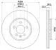 Тормозной диск HELLA PAGID 50299 (фото 1)
