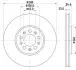 Тормозной диск HELLA PAGID 50315 (фото 1)