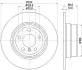 Тормозной диск HELLA PAGID 50323 (фото 1)