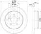 Тормозной диск HELLA PAGID 50333 (фото 1)