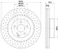 Тормозной диск HELLA PAGID 50337 (фото 1)