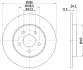 Тормозной диск HELLA PAGID 50346 (фото 1)