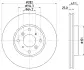 Тормозной диск HELLA PAGID 50350 (фото 1)
