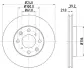 Тормозной диск HELLA PAGID 50352 (фото 1)