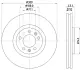 Тормозной диск HELLA PAGID 50368 (фото 1)