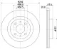 Тормозной диск HELLA PAGID 50370 (фото 1)