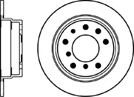 Тормозной диск HELLA PAGID 50402