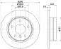 Тормозной диск HELLA PAGID 50413 (фото 1)