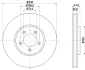 Тормозной диск HELLA PAGID 50990 (фото 1)