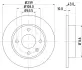Тормозной диск HELLA PAGID 51012 (фото 1)