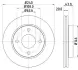 Тормозной диск HELLA PAGID 51023 (фото 1)