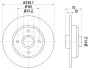 Тормозной диск HELLA PAGID 51107 (фото 1)