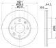 Тормозной диск HELLA PAGID 51110 (фото 1)
