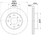 Тормозной диск HELLA PAGID 51111 (фото 1)