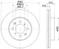 Тормозной диск HELLA PAGID 51112 (фото 1)