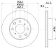 Тормозной диск HELLA PAGID 51113 (фото 1)
