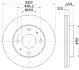 Тормозной диск HELLA PAGID 51202 (фото 1)