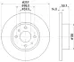 Тормозной диск HELLA PAGID 51806 (фото 1)