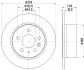 Тормозной диск HELLA PAGID 52101 (фото 1)