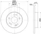Тормозной диск HELLA PAGID 52107 (фото 1)