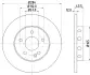 Тормозной диск HELLA PAGID 52108 (фото 1)