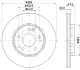 Тормозной диск HELLA PAGID 52127 (фото 1)