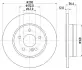 Тормозной диск HELLA PAGID 52156 (фото 1)