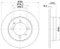 Тормозной диск HELLA PAGID 52206 (фото 1)