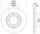 Тормозной диск HELLA PAGID 52207 (фото 1)