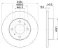Тормозной диск HELLA PAGID 52217 (фото 1)