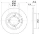Тормозной диск HELLA PAGID 52301 (фото 1)