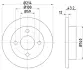 Тормозной диск HELLA PAGID 52309 (фото 1)
