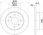 Тормозной диск HELLA PAGID 52311 (фото 1)