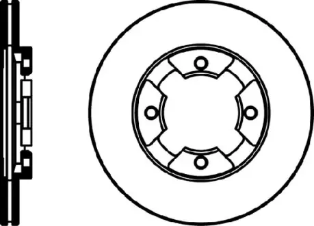 Тормозной диск HELLA PAGID 52316