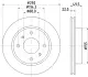 Тормозной диск HELLA PAGID 52320 (фото 1)