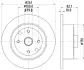 Тормозной диск HELLA PAGID 52407 (фото 1)