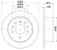 Тормозной диск HELLA PAGID 52411 (фото 1)