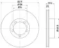 Тормозной диск HELLA PAGID 52421 (фото 1)
