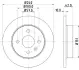 Тормозной диск HELLA PAGID 52432 (фото 1)