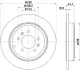 Тормозной диск HELLA PAGID 52508 (фото 1)