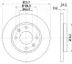 Тормозной диск HELLA PAGID 52516 (фото 1)