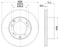 Тормозной диск HELLA PAGID 52603 (фото 1)