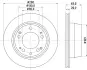 Тормозной диск HELLA PAGID 52604 (фото 1)