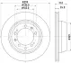 Тормозной диск HELLA PAGID 52613 (фото 1)