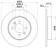 Тормозной диск HELLA PAGID 52810 (фото 1)