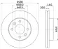 Тормозной диск HELLA PAGID 52825 (фото 1)