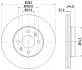Тормозной диск HELLA PAGID 52831 (фото 1)